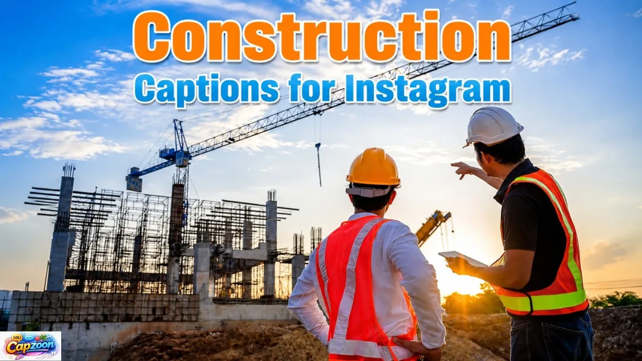 Construction Captions for Instagram