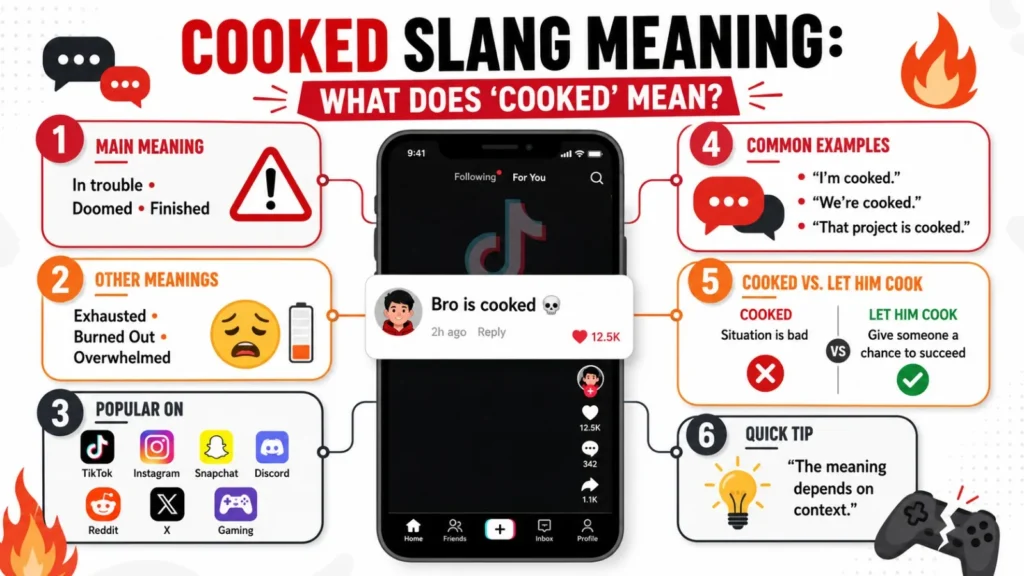 Cooked Slang Meaning