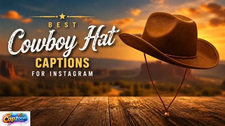 Cowboy Hat Captions for Instagram