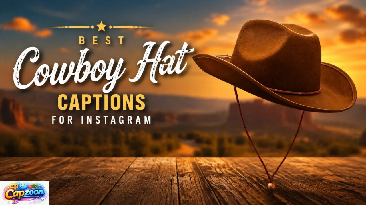 Cowboy Hat Captions for Instagram