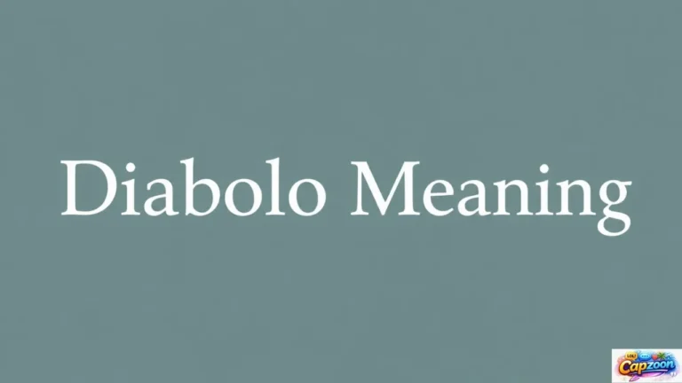 Diabolo Meaning