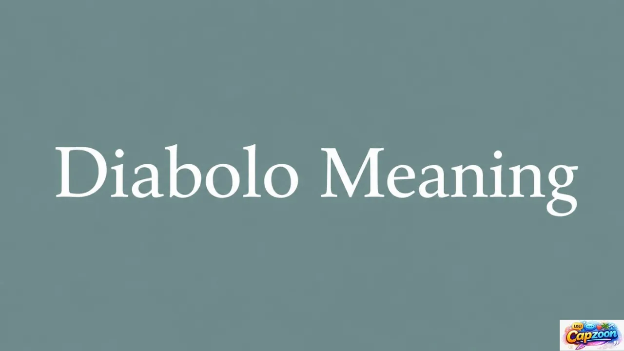 Diabolo Meaning