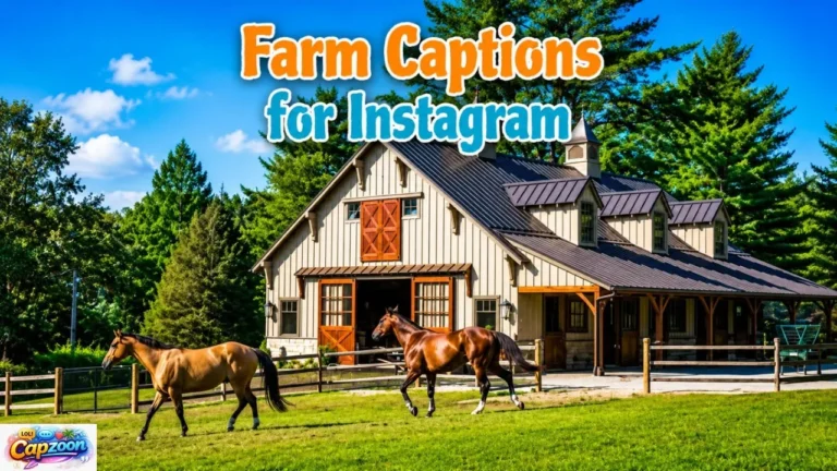Farm Captions for Instagram