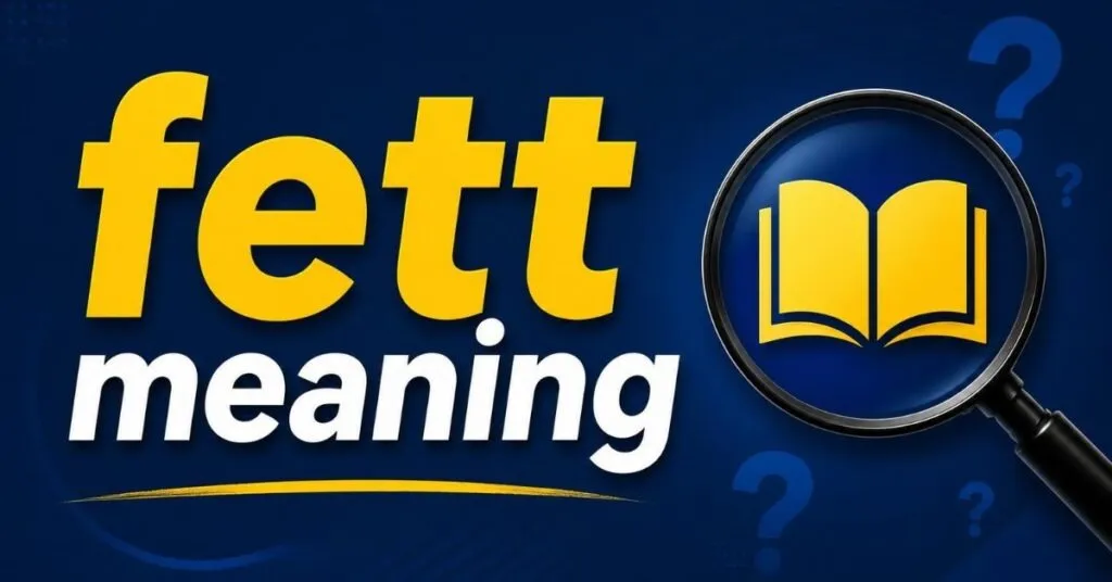 Fett Meaning