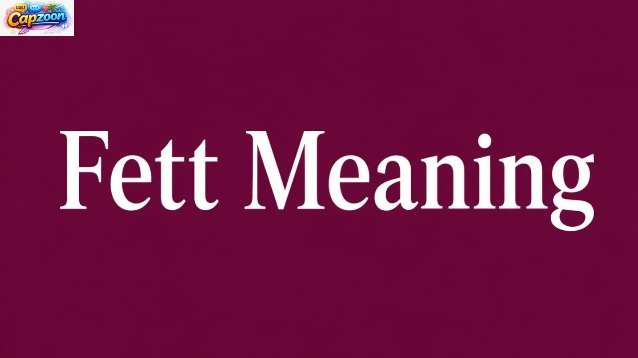 Fett Meaning