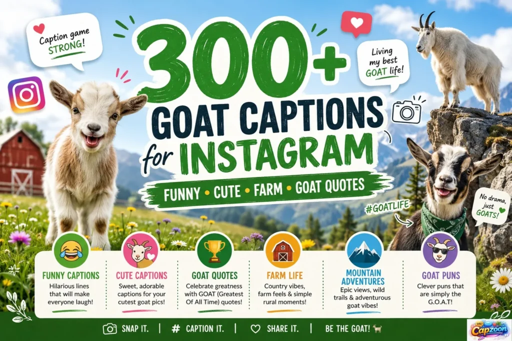 Goat Captions for Instagram
