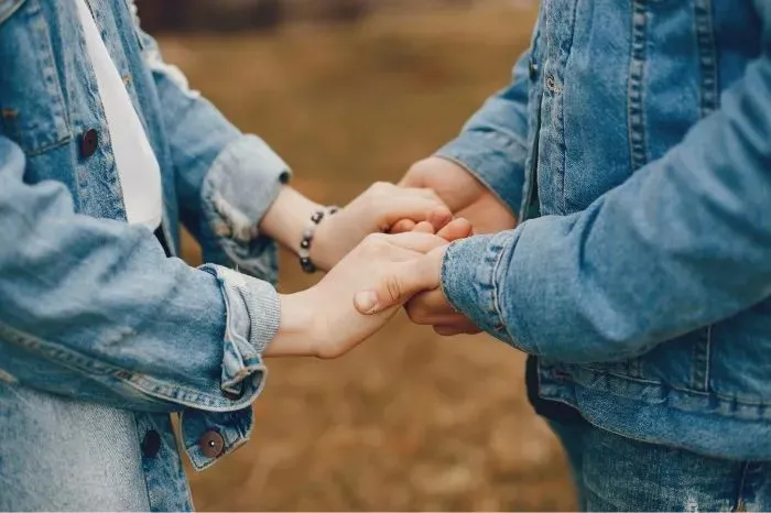 Holding Hands Captions for Instagram