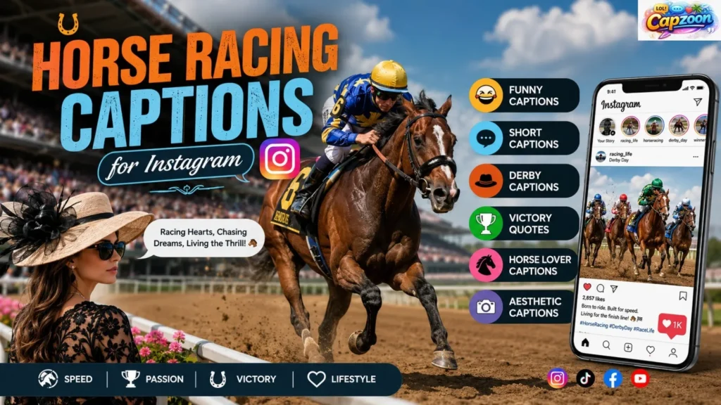 Horse Racing Captions for Instagram