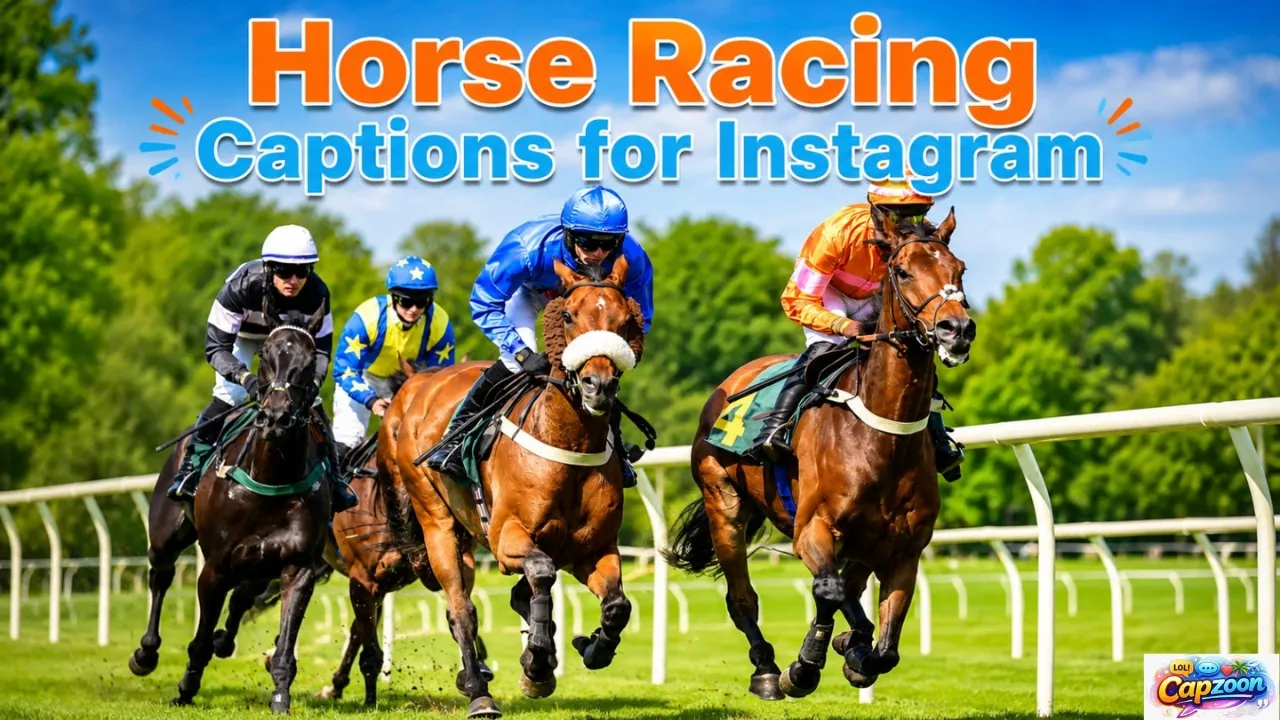 Horse Racing Captions for Instagram