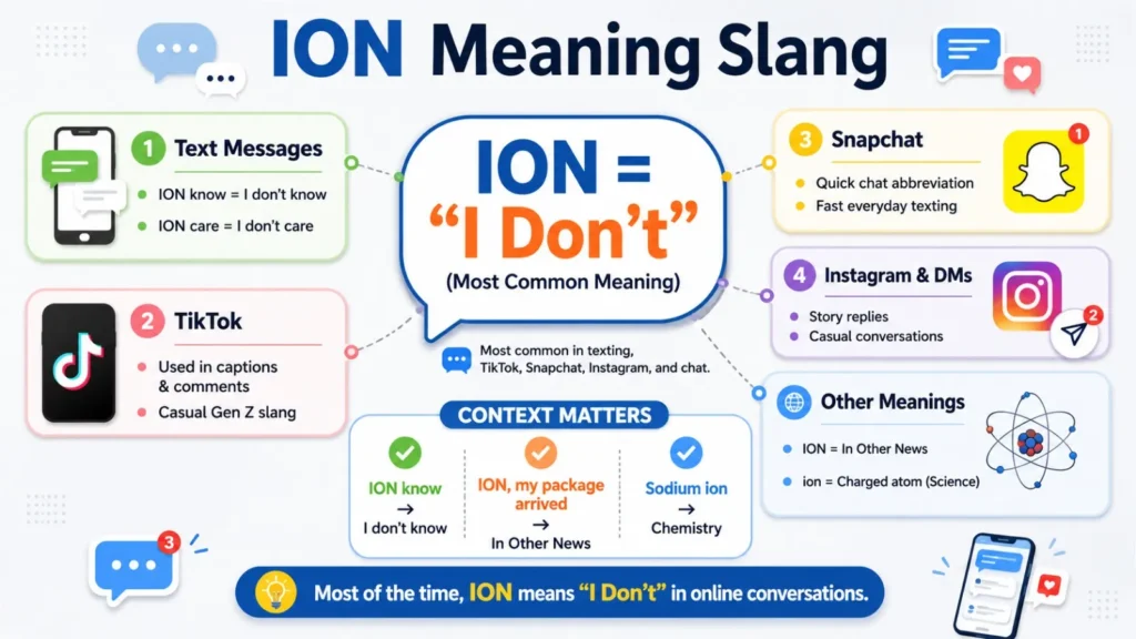 ION Meaning Slang