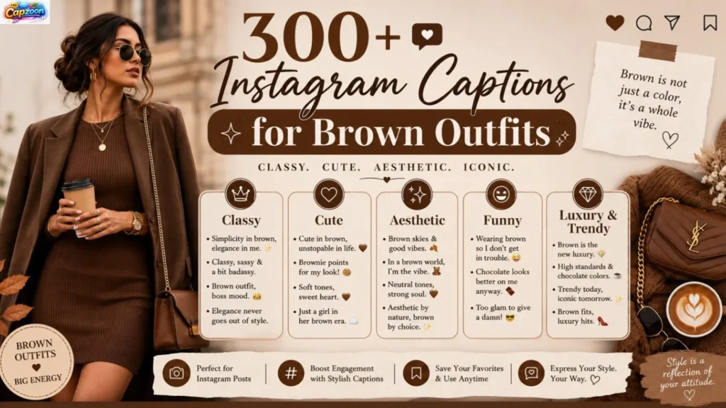 Instagram Captions for Brown Outfits