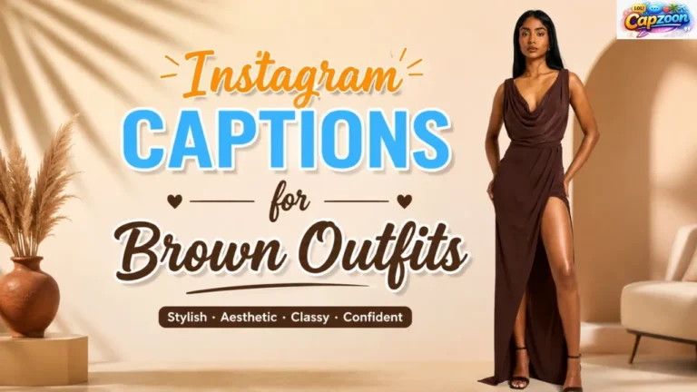 Instagram Captions for Brown Outfits