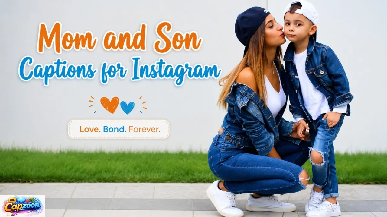 Mom and Son Captions for Instagram