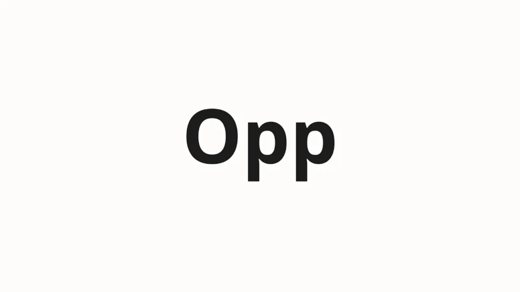 OPP Meaning Slang