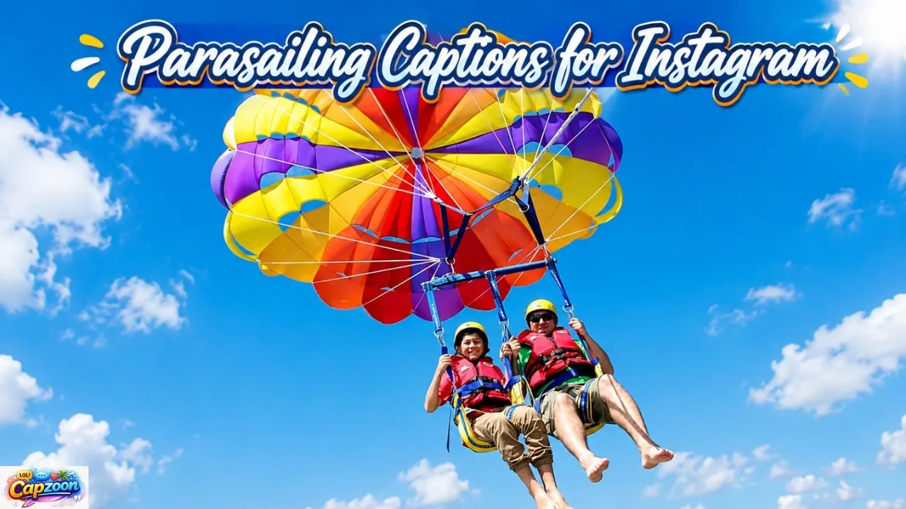 Parasailing Captions for Instagram