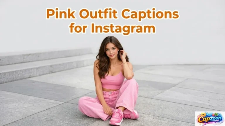Pink Outfit Captions for Instagram