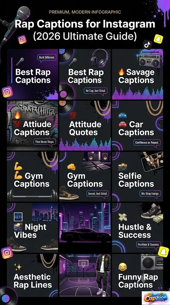 Rap Captions for Instagram