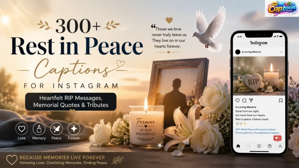 Rest in Peace Captions for Instagram
