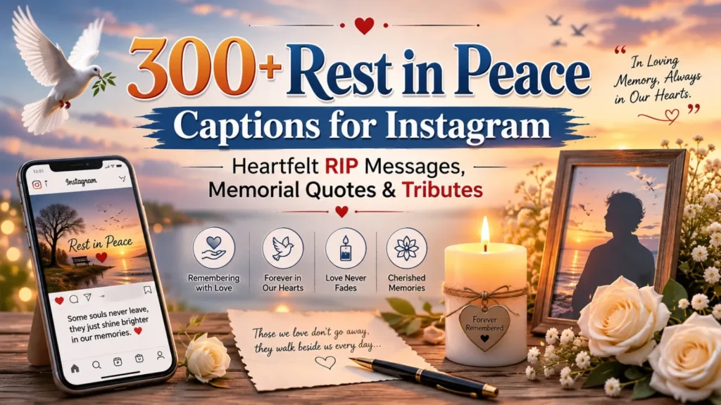 Rest in Peace Captions for Instagram