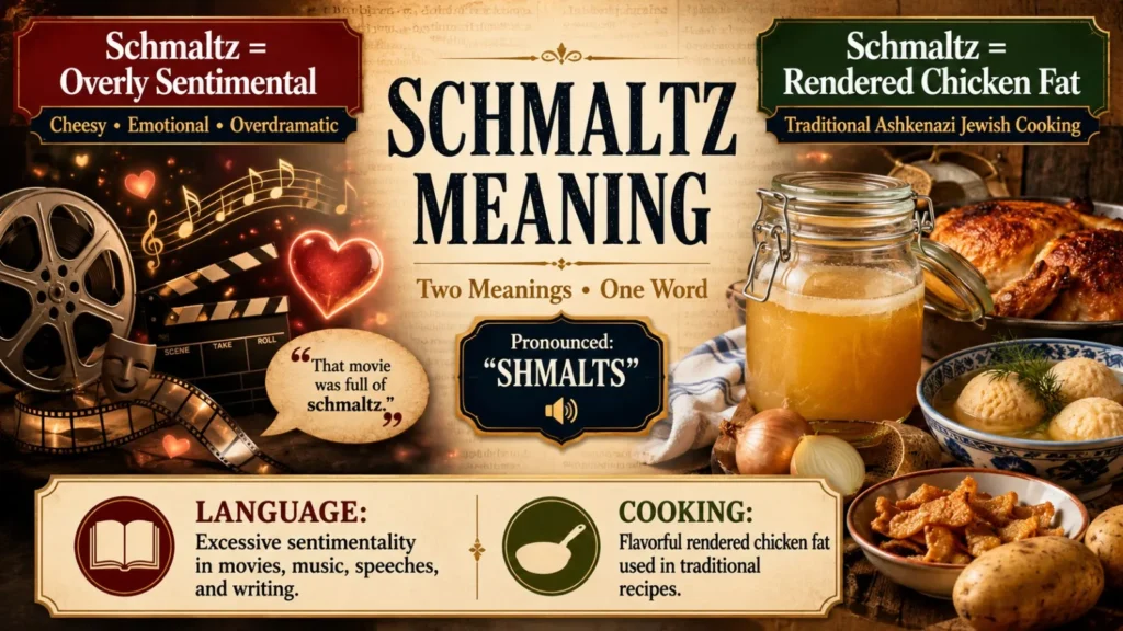 Schmaltz Meaning