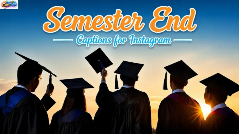 Semester End Captions for Instagram