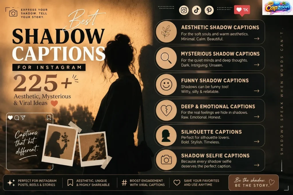 Shadow Captions for Instagram