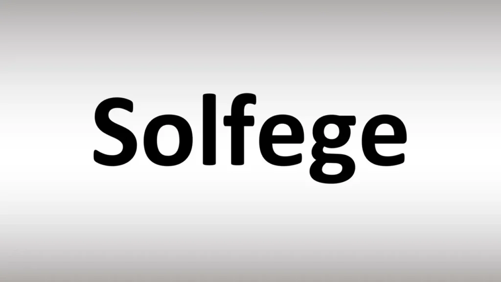 Solfege Meaning