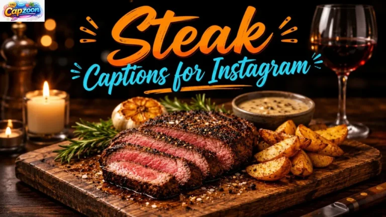 Steak Captions for Instagram