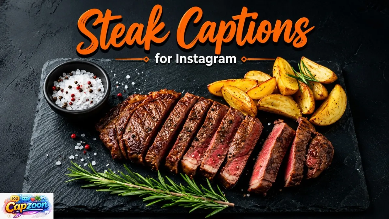 Steak Captions for Instagram