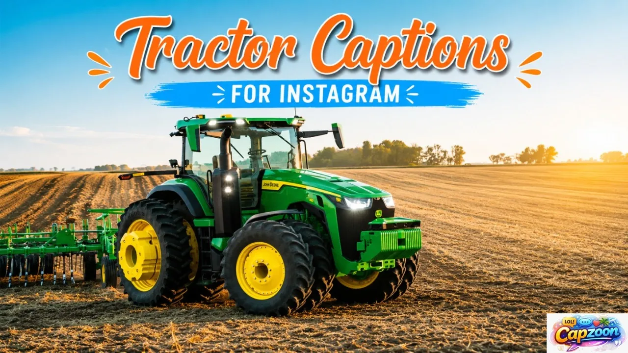Tractor Captions for Instagram