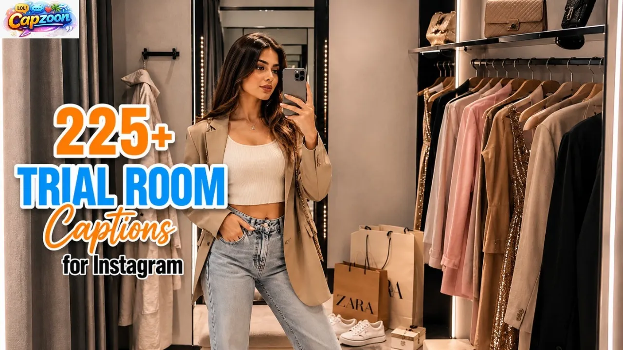 Trial Room Captions for Instagram