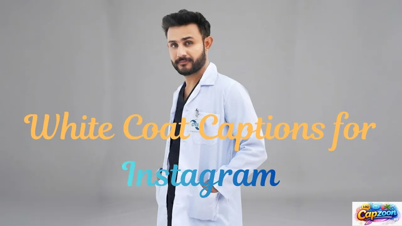 White Coat Captions for Instagram