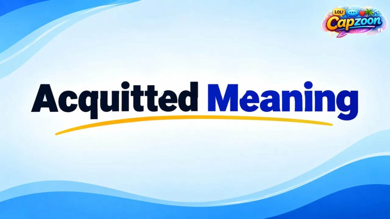 Acquitted Meaning