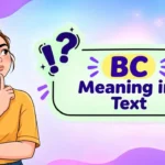 BC Meaning in Text