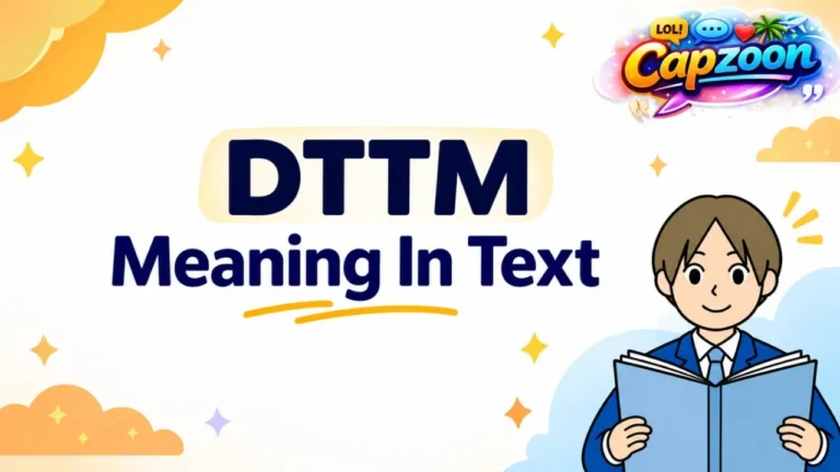 DTTM Meaning in Text