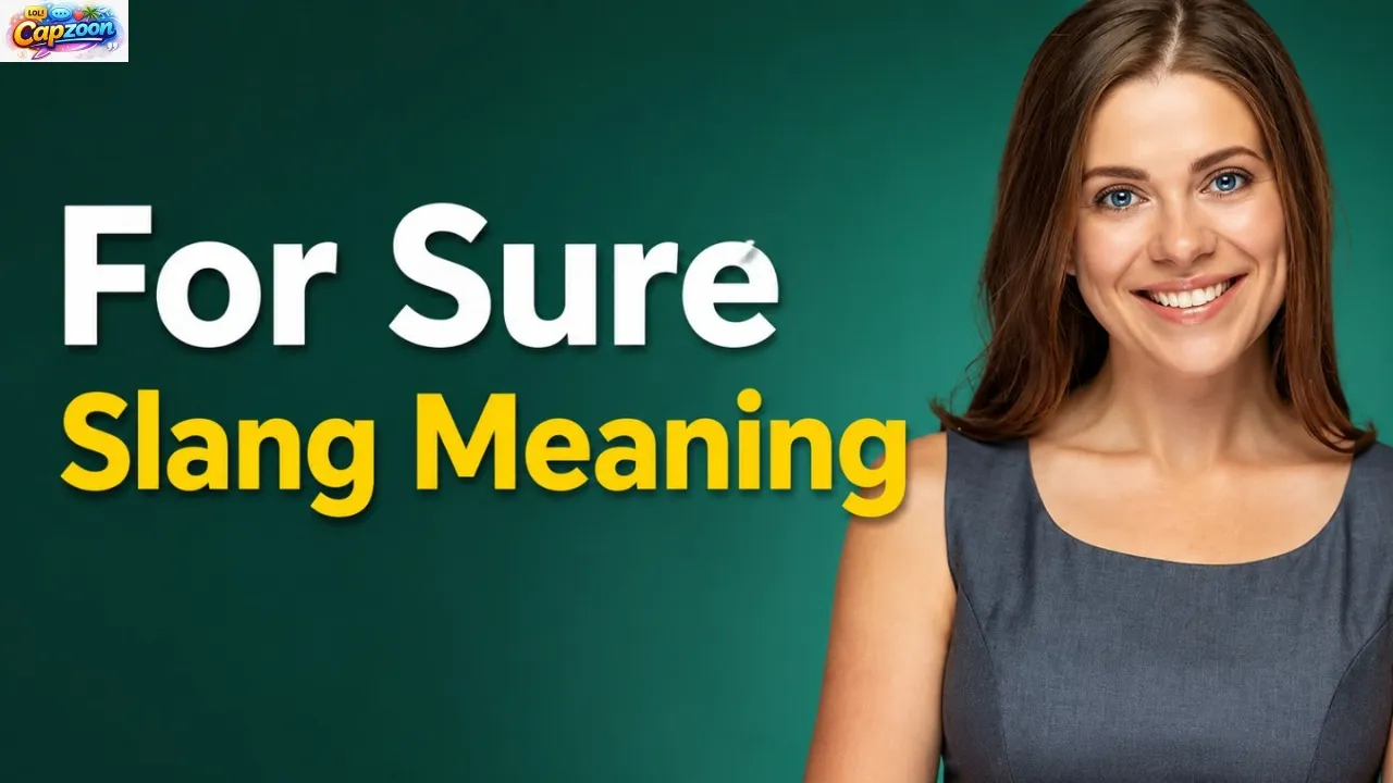 For Sure Slang Meaning